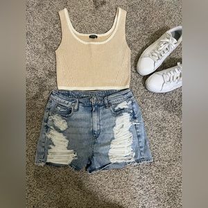 American eagle jean shorts